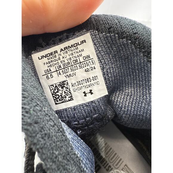 Under Armour Flow Highlight Ace Womens Sz 6.5 Black Volleyball Shoes 3027083-001 - Picture 9 of 11